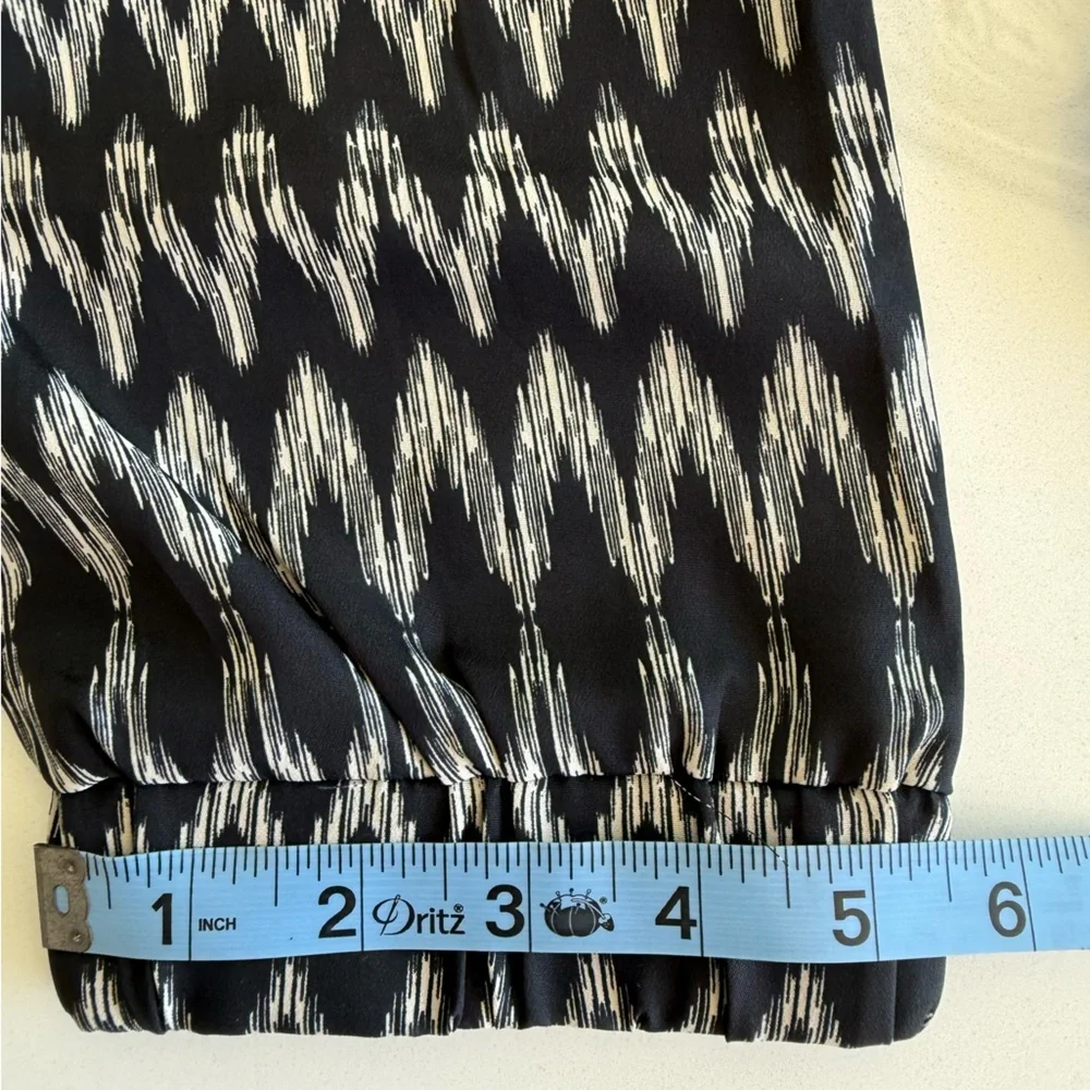 Flynn Skye Black + White Patterned Pants Size 3 - Picture 9 of 9